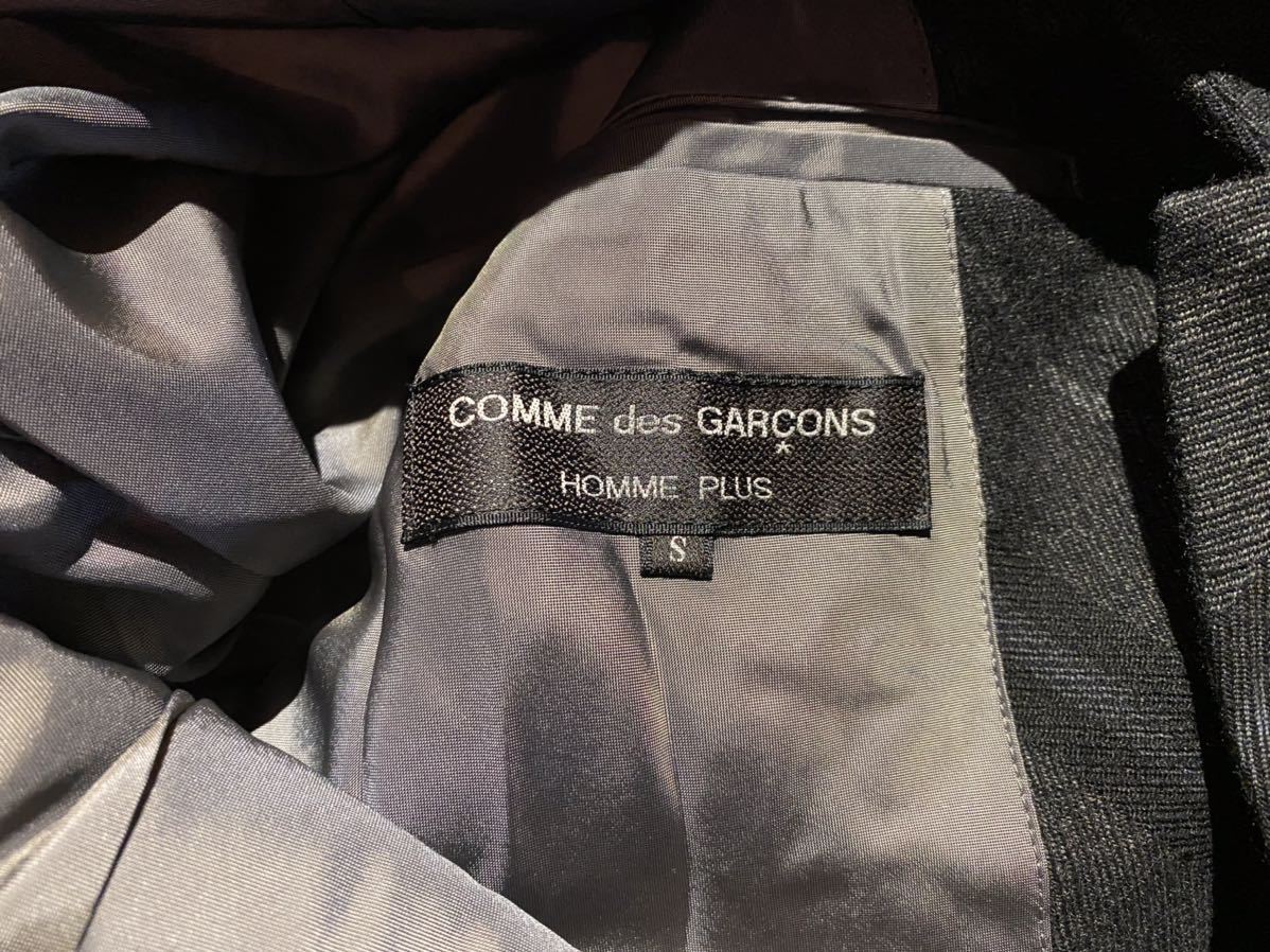 COMME des GARCONS HOMME PLUS 97AW バイアス ウール スタンドカラー