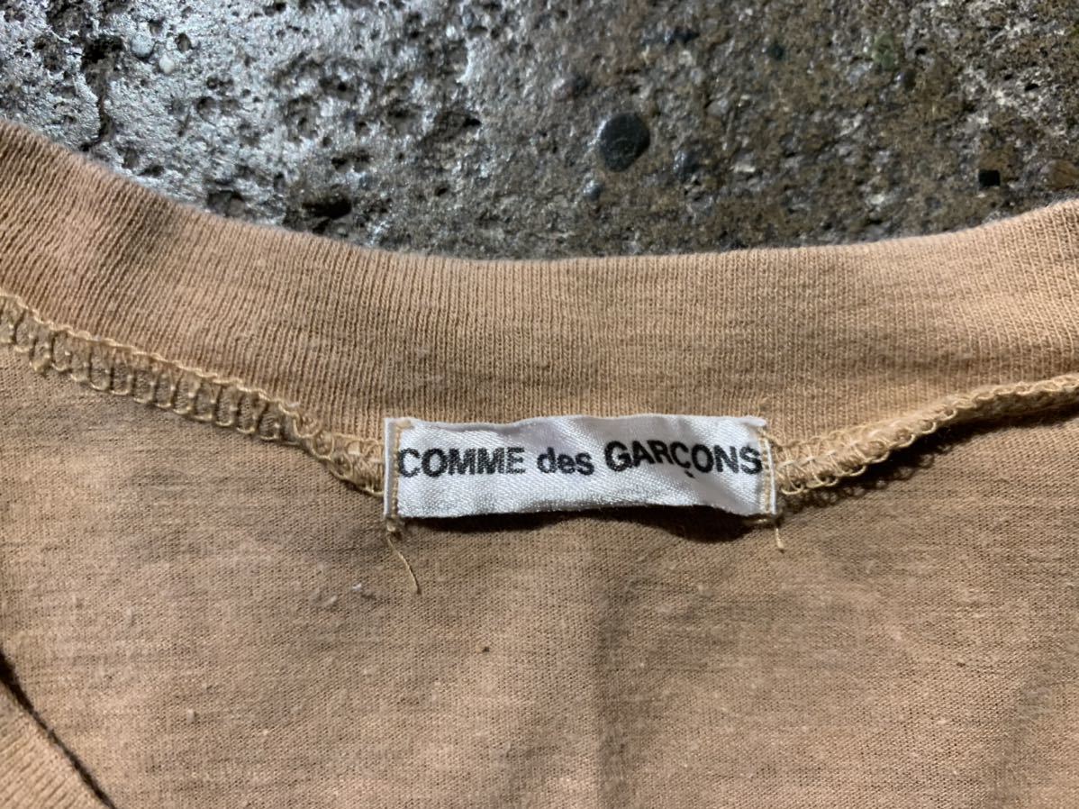 COMME des GARCONS 〜80s 初期 ワンポイント カットソー スパンコール 1970s 1980s コムデギャルソン Tシャツ_画像4