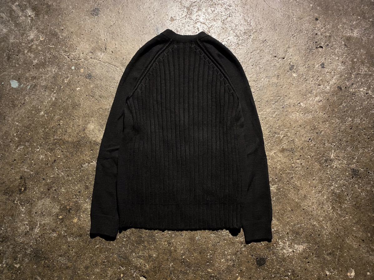 Yohji Yamamoto POUR HOMME 11AW バック 切替 ウール カーディガン ヨウジヤマモトプールオム 2011AW HP-K37-192 3の画像2