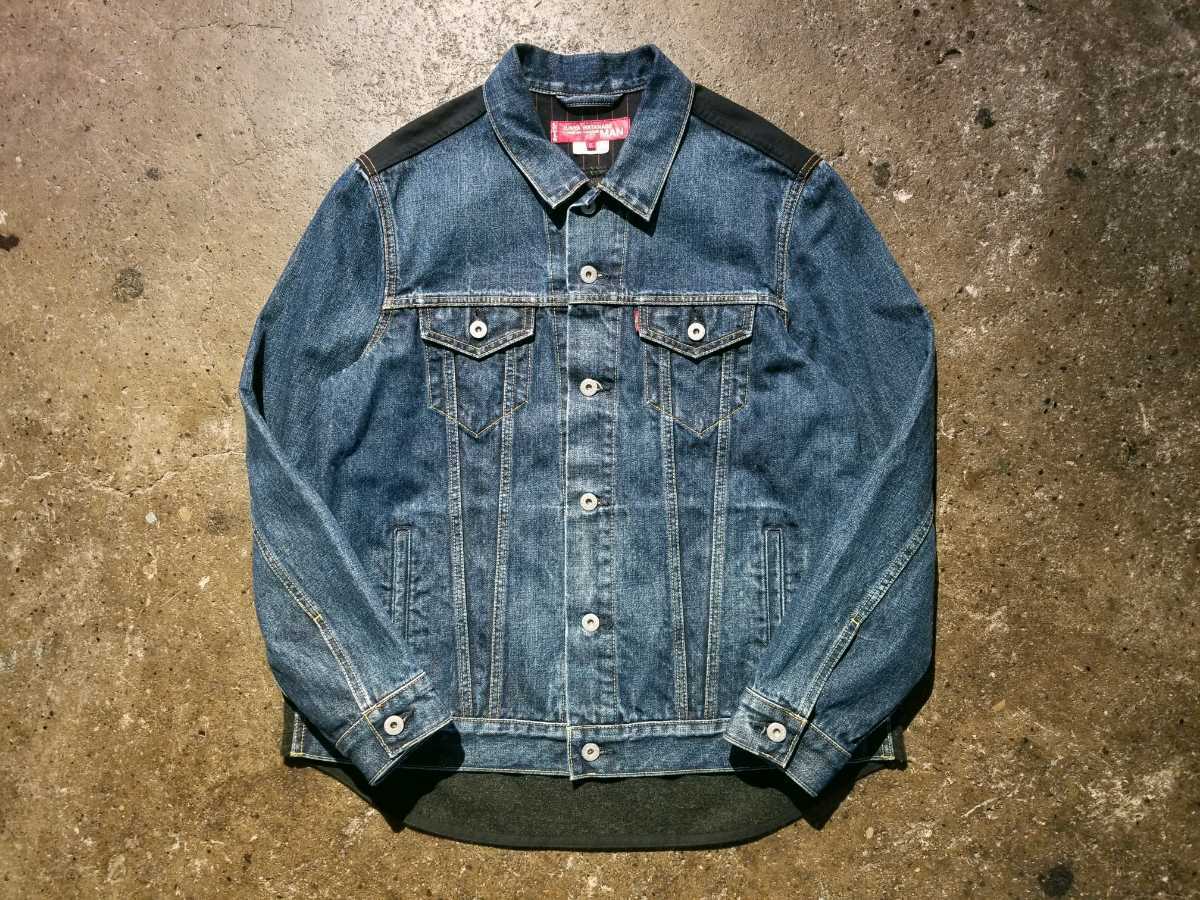 JUNYA WATANABE MAN 20AW LEVI'S ウールツイル切替デニムジャケット 3rd 2020AW ジュンヤワタナベマン リーバイス COMME des GARCONS_画像3