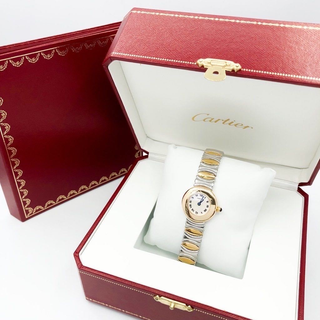 【仕上済】カルティエ コリゼ ブレス K18 YG レディース 腕時計 CARTIER 時計_画像4