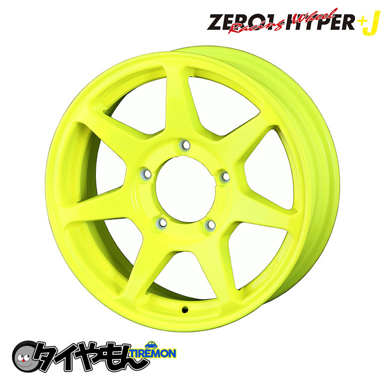 CST ZERO1 HYPER+J ゼロワンハイパー 16インチ 5H139.7 5.5J -20 1本 ホイール 蛍光イエロー ジムニーシエラ jb74 スズキ_画像1