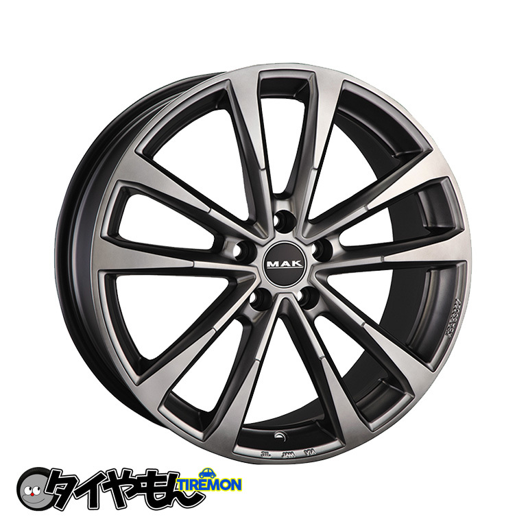 【GINGER掲載商品】 マイン VRX2 ブリヂストン MAIN オールロードクワトロ アウディA4 5H112 7.5J 225/55R17 ホイールセット スタッドレスタイヤ 17インチ スタッドレスタイヤ