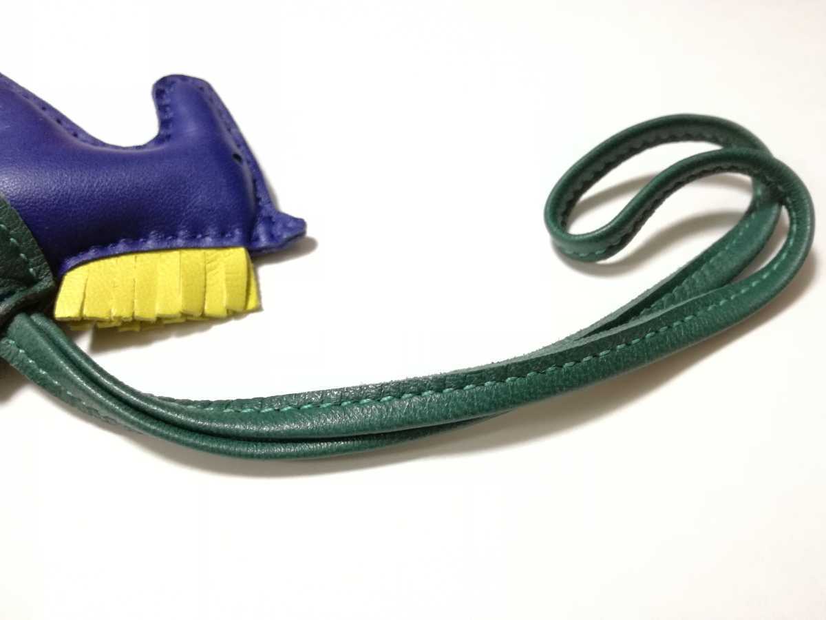 美品 HERMES エルメス チャーム ロデオ キーホルダー 馬 ホース