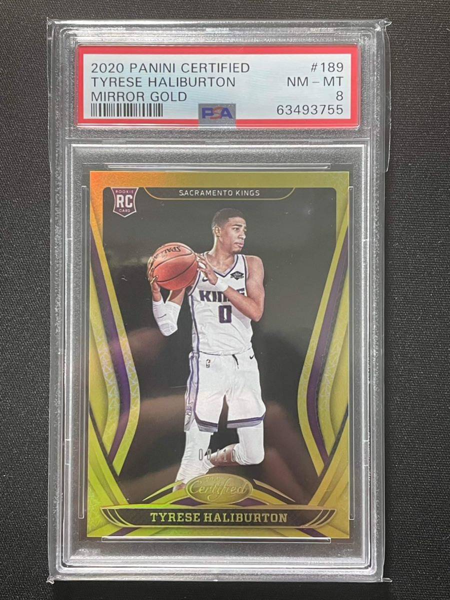 10枚限定 Tyrese Haliburton RC Certified GOLD Mirror Rookie Card