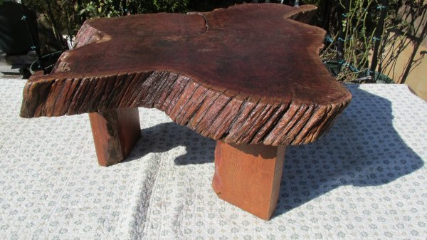 【インテリア】木製テーブル（輪切り）【テーブル】_画像2