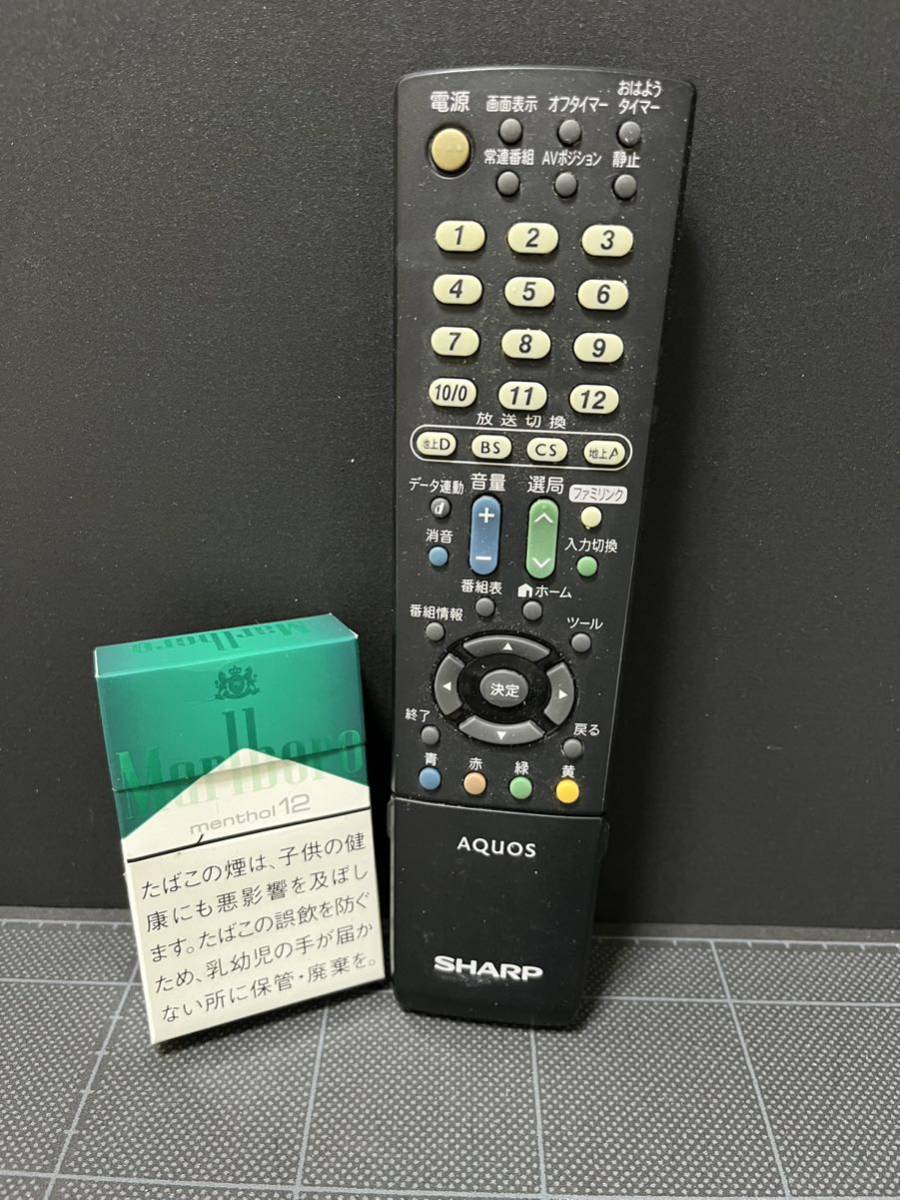 ☆347 SHARP AQUOS テレビリモコン GA932WJSA 液晶テレビ シャープ