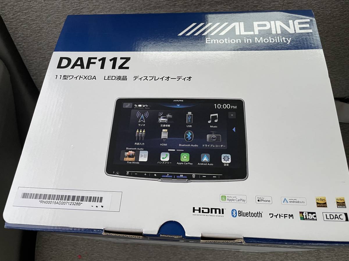 新品未使用品 ALPINE アルパイン DAF11Z 11インチ ディスプレイ