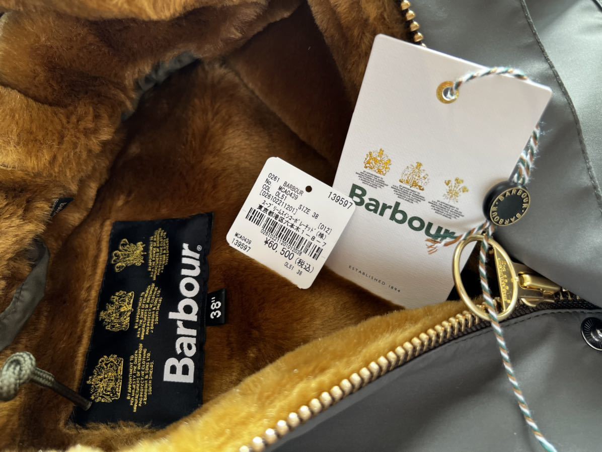 美品 38 Lサイズ相当BARBOUR バブアー フーデットビデイルSL HOODED