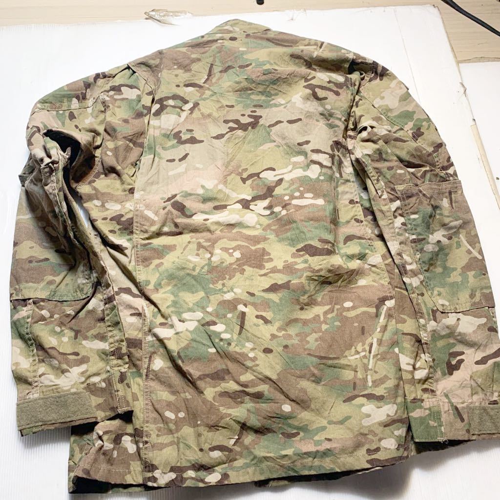 米軍放出品 実物 難燃性 マルチカム迷彩 コンバットジャケット MーL 中古 ARMY ミリタリーファッション ma-1 おすすめ_画像3