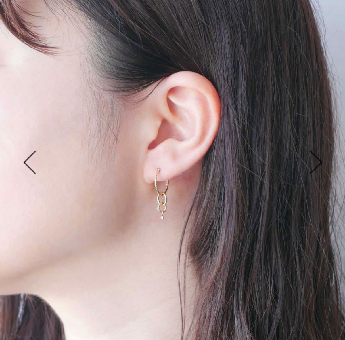美品 【現行品】 ヴァンドーム青山 2way ピアス-