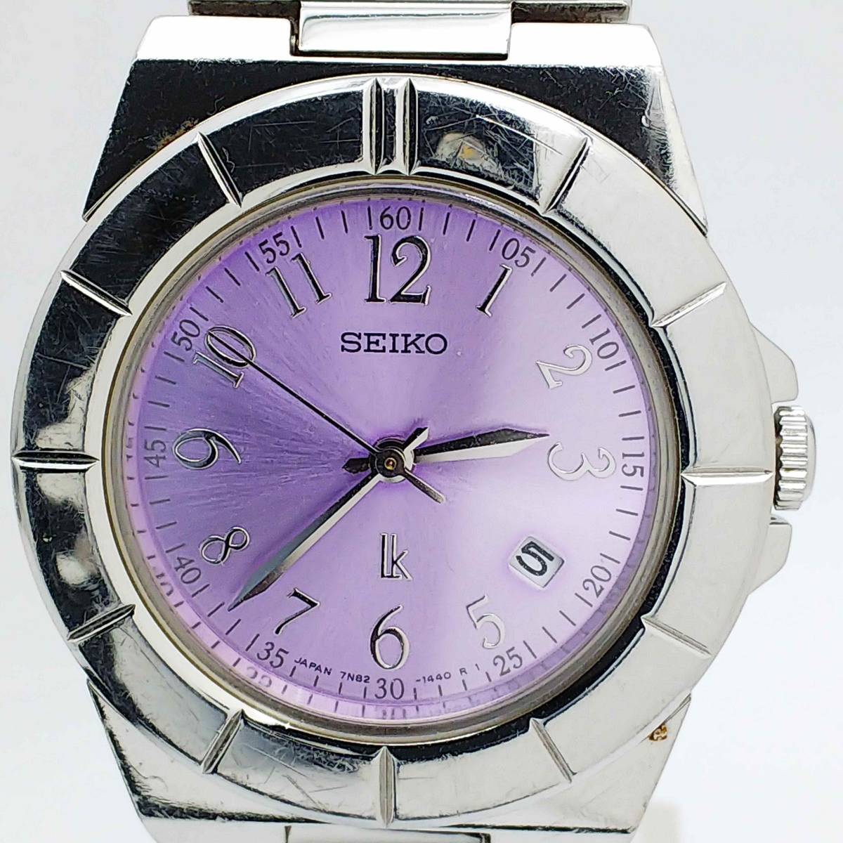 送料無料【電池交換済】 セイコー SEIKO ルキア LUKIA パープル 送料無料【電池交換済】 セイコー SEIKO ルキア LUKIA パープル