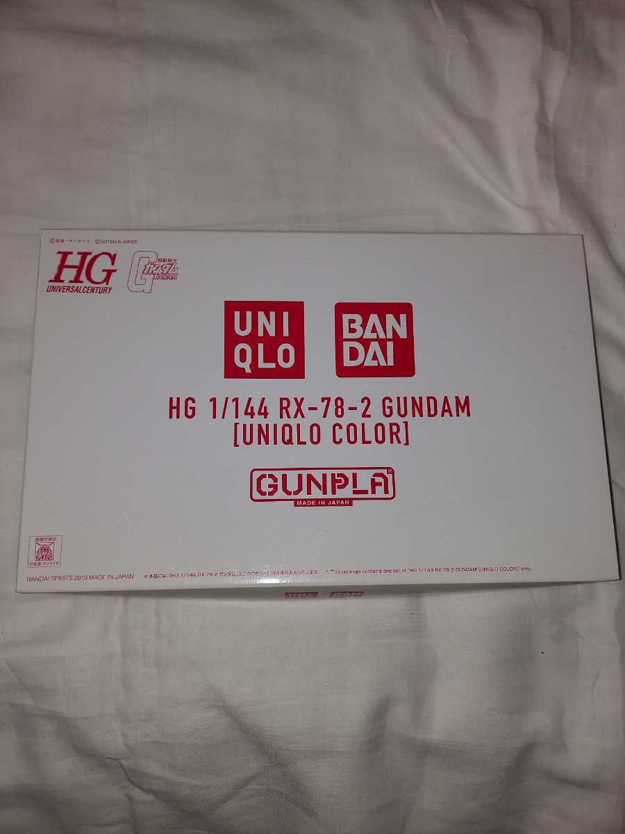  Uniqlo gun pra Gundam Mobile Suit Gundam RX-78-2 Uniqlo сотрудничество не собранный 