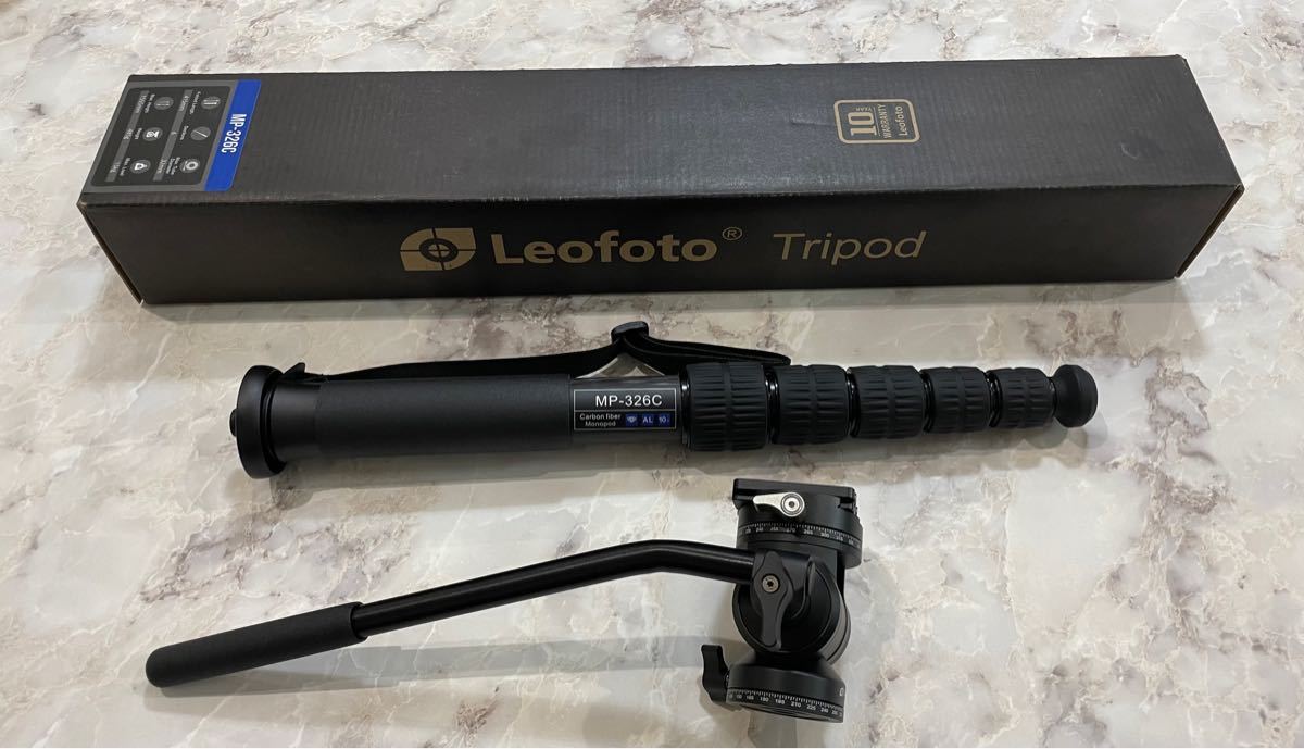 Leofoto MP-326C&BV-1R雲台自立脚カーボン6段一脚脚径32mm | alfasaac.com