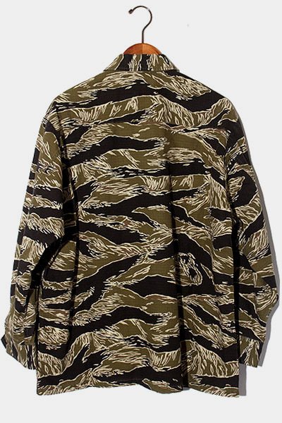 S 未使用品 21AW WACKO MARIA ワコマリア TIGERCAMO FATIGUE JACKET ( TYPE-1 ) ファティーグジャケット OLIVE オリーブ /■In2 メンズ_画像2