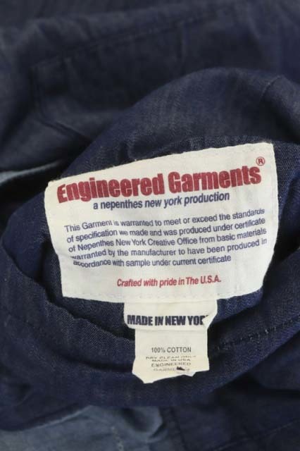 エンジニアードガーメンツ Engineered Garments リバーシブルジャケット デニム調ジャケット 青 ブルー /DF ■OS ■SH メンズ_画像6