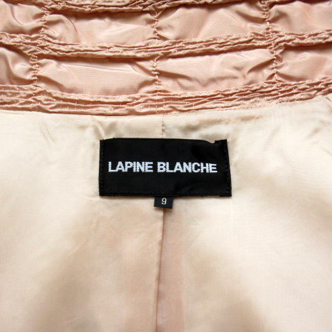LAPINE BLANCHE ラピーヌ ブランシュ コート 中綿 9 サーモンピンク レディース_画像4