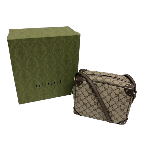 グッチ GUCCI GGスプリーム キャンバス 626363 ショルダーバッグ ロゴ 総柄 レザー ベージュ 茶 ブラウン ※MZ ☆AA★ レディース_画像8