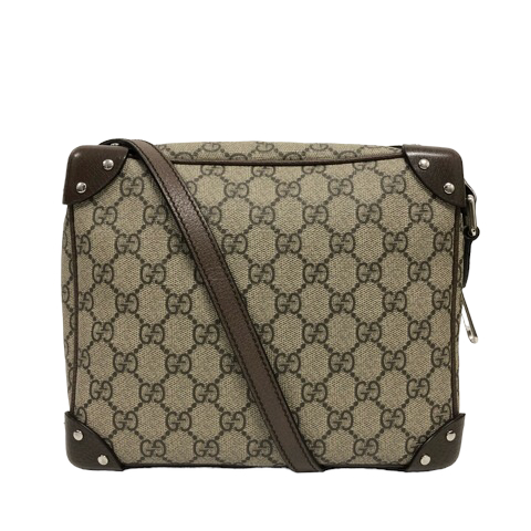 グッチ GUCCI GGスプリーム キャンバス 626363 ショルダーバッグ ロゴ 総柄 レザー ベージュ 茶 ブラウン ※MZ ☆AA★ レディース_画像1