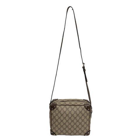 グッチ GUCCI GGスプリーム キャンバス 626363 ショルダーバッグ ロゴ 総柄 レザー ベージュ 茶 ブラウン ※MZ ☆AA★ レディース_画像7