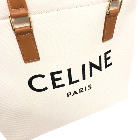 年末年始大決算 セリーヌ CELINE キャンバス ナチュラル タン