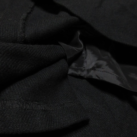 スピック＆スパン ノーブル Spick&Span Noble スカート タイト マーメイド ミニ ウール ファスナーポケット 小さいサイズ 34 黒 ブラック_画像5