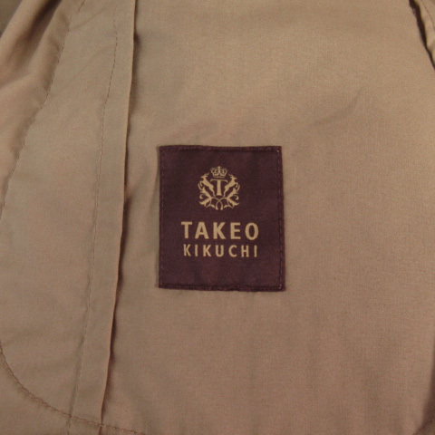  Takeo Kikuchi TAKEO KIKUCHI жакет выполненный в строгом стиле 3 бежевый мужской 