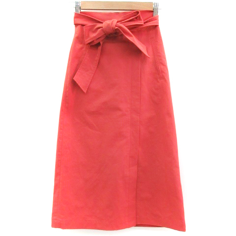  Proportion Body Dressing PROPORTION BODY DRESSING flair skirt long height ribbon 1 red red /YM31 lady's 