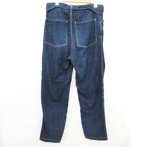 コモリ COMOLI ベルテッド デニム ワークパンツ 14F-03007 2 Mサイズ
