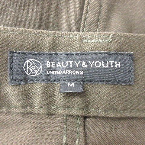 B&Y ユナイテッドアローズ BEAUTY&YOUTH ビューティー&ユース スキニーパンツ ロング M カーキ /MS レディース_画像5