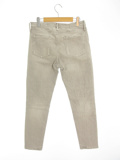  upper heights upper hights Stella THE STELLA slim tapered pants stretch gray beige 25 lady's 