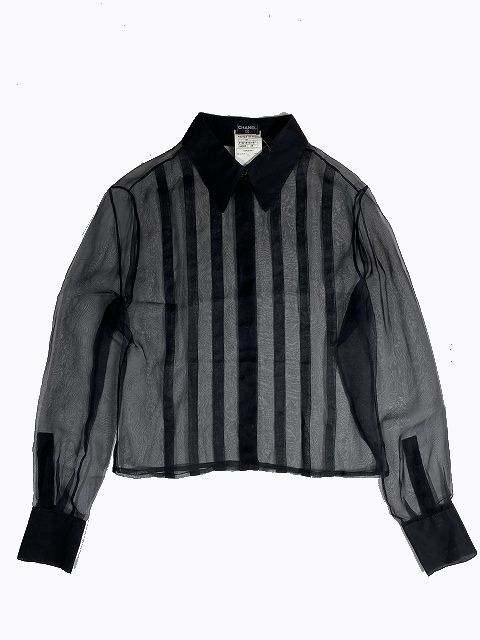 98SS シャネル CHANEL VINTAGE ヴィンテージ オールド シースルー