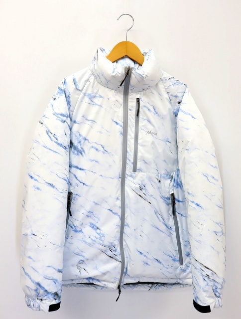 ナンガ NANGA 2021AW AURORA STAND COLLAR DOWN JACKET マーブル