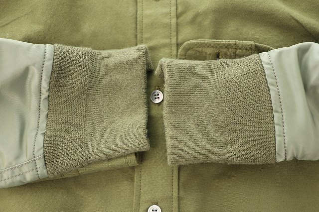 サカイ sacai 20ss nylon twill cotton shirt ナイロン ツイル