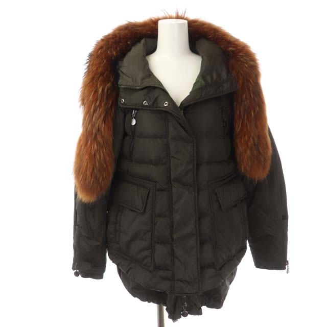未使用 モンクレール 19AW ワッペン ナイロン ジップアップダウン