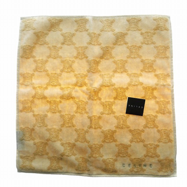 予約受付中】 【新品】Celine セリーヌ タオルハンカチ マカダム柄 2枚