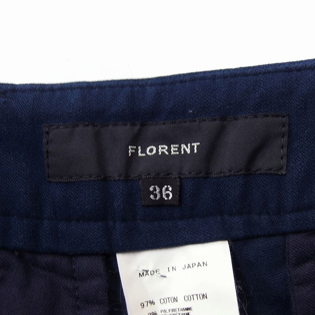  Florent FLORENT юбка-брюки брюки шорты tuck одноцветный хлопок хлопок 36 темно-синий темно-синий /FT24 женский 