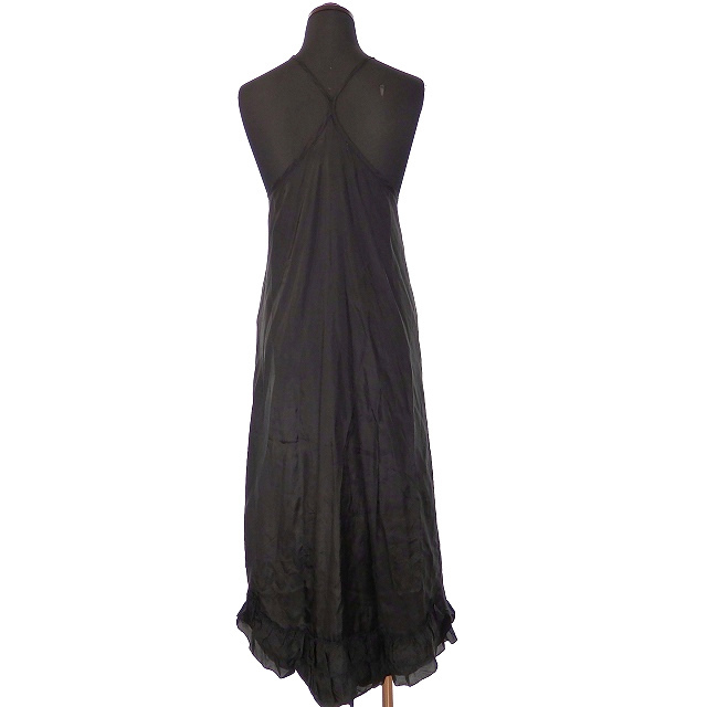 トーガ プルラ TOGA PULLA キュプラ ロングワンピース ドレス ONE ブラック 黒 日本製 TP61-FH517 レディース_画像2