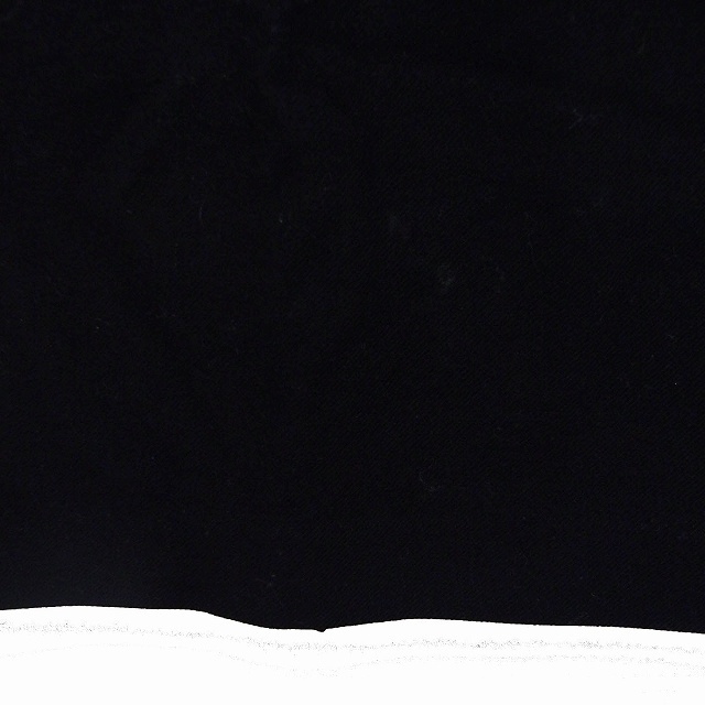 アンタイトル UNTITLED タイトスカート ひざ下丈 スリット 無地 ウール 0 ブラック 黒 /FT5 レディース_画像6