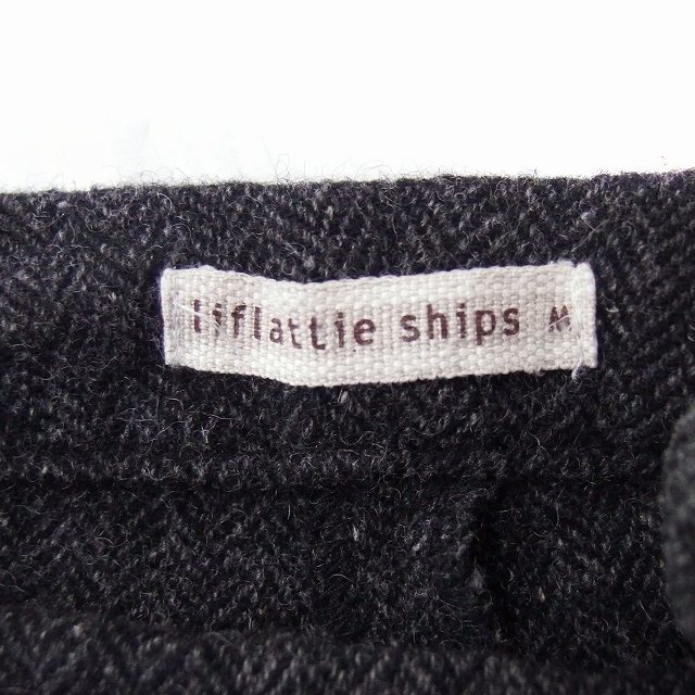 lif Latte . Ships liflattie ships shorts knee height tweed wool M charcoal /FT40 lady's 