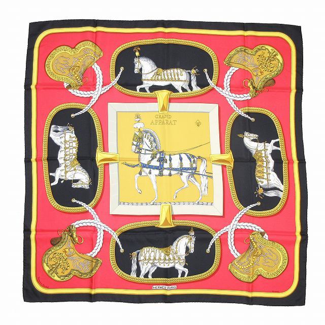 爆売り! 大判 90 カレ VINTAGE HERMES エルメス 1962年 美品 スカーフ