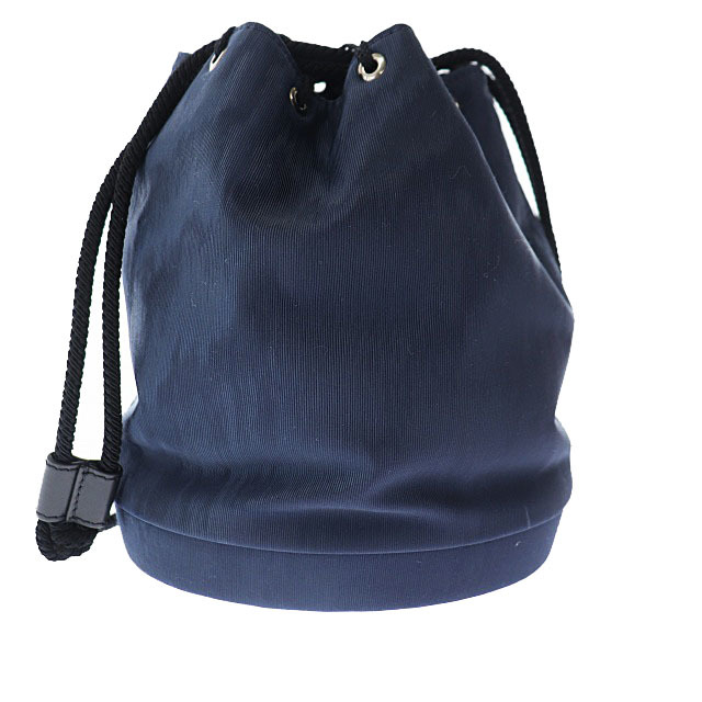 ディオール Dior Drawstring Bucket Bag Nylon ナイロン ドローストリング バケット 2WAY 巾着 ショルダー バッグ Small スモール Blue 青_画像2