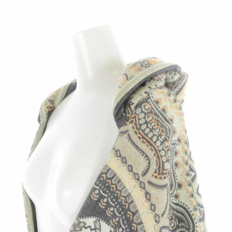 レオナール LEONARD PARIS ポンチョ ロングジャケット ウール