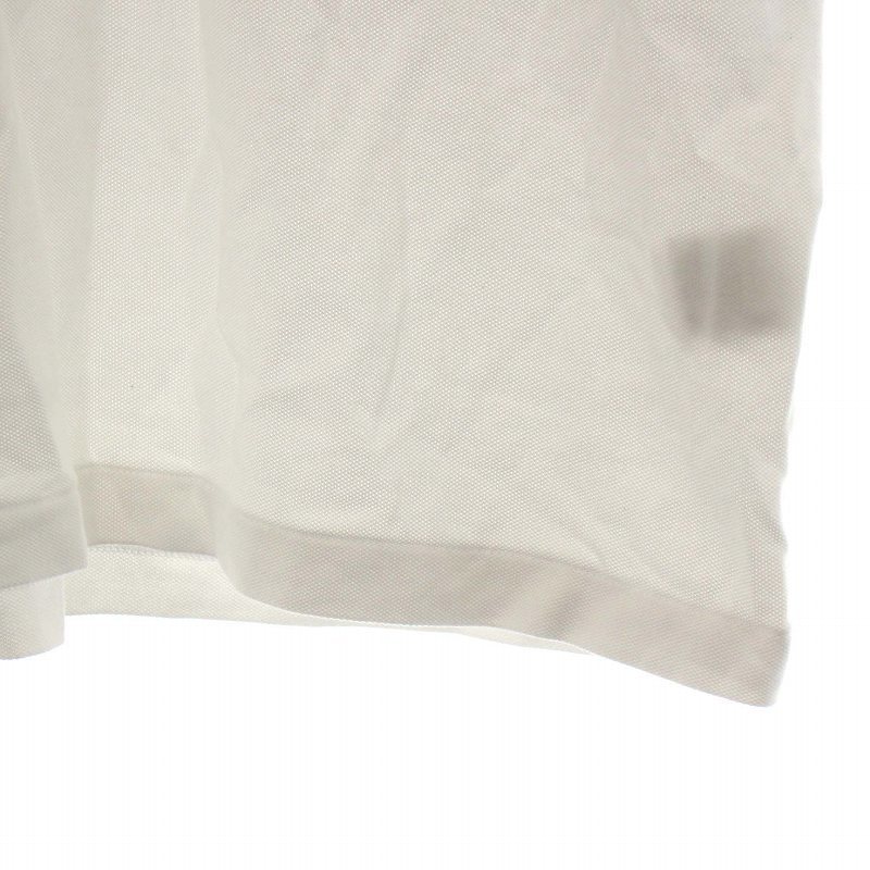 ラコステ LACOSTE ポロシャツ N43 半袖 ビッグワニ プリント 3 S 白 ホワイト 黒 ブラック /TY ■GY01 メンズ_画像6