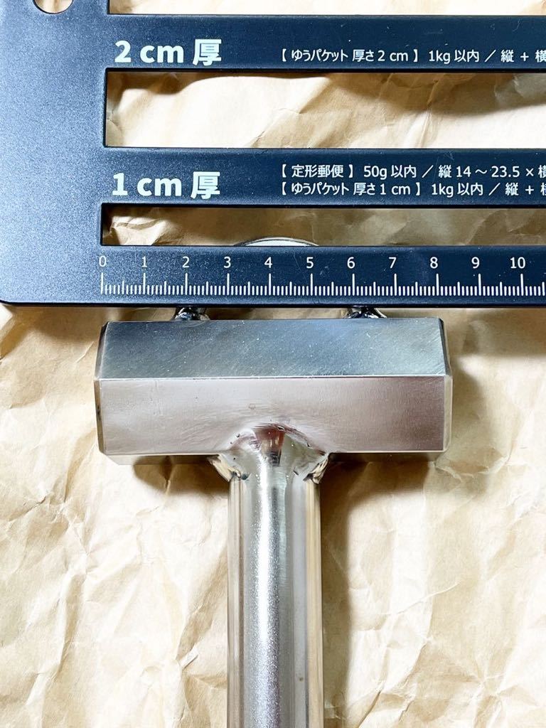 新品 職人作成 オールステンレス ハンマー キャンプ ペグ 新品 職人作成 オールステンレス ハンマー キャンプ ペグ