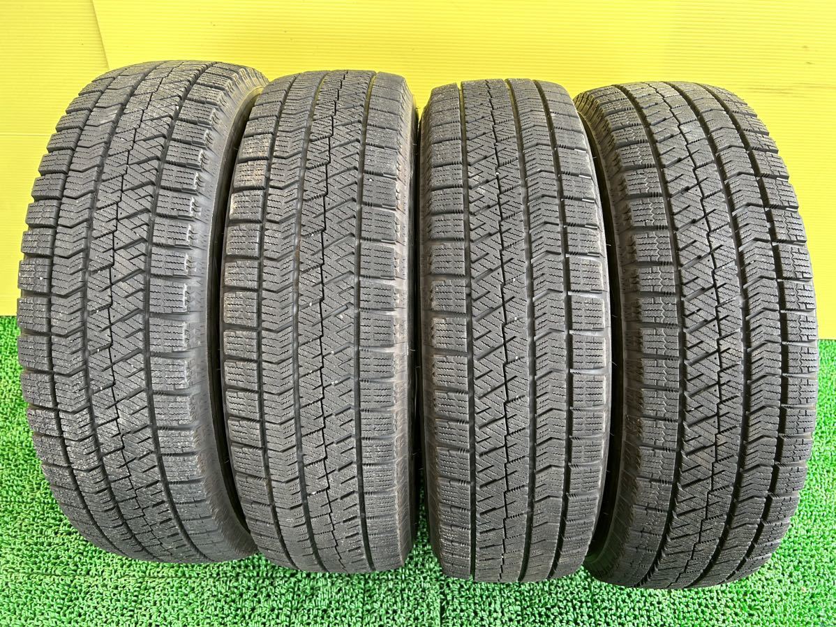 165/65R14 2019年スダットレス ブリヂストンブリザックVRX2 タイヤアルミセット　4穴 PCD100 ET+43 14×4.5J ハブ67mm_画像2