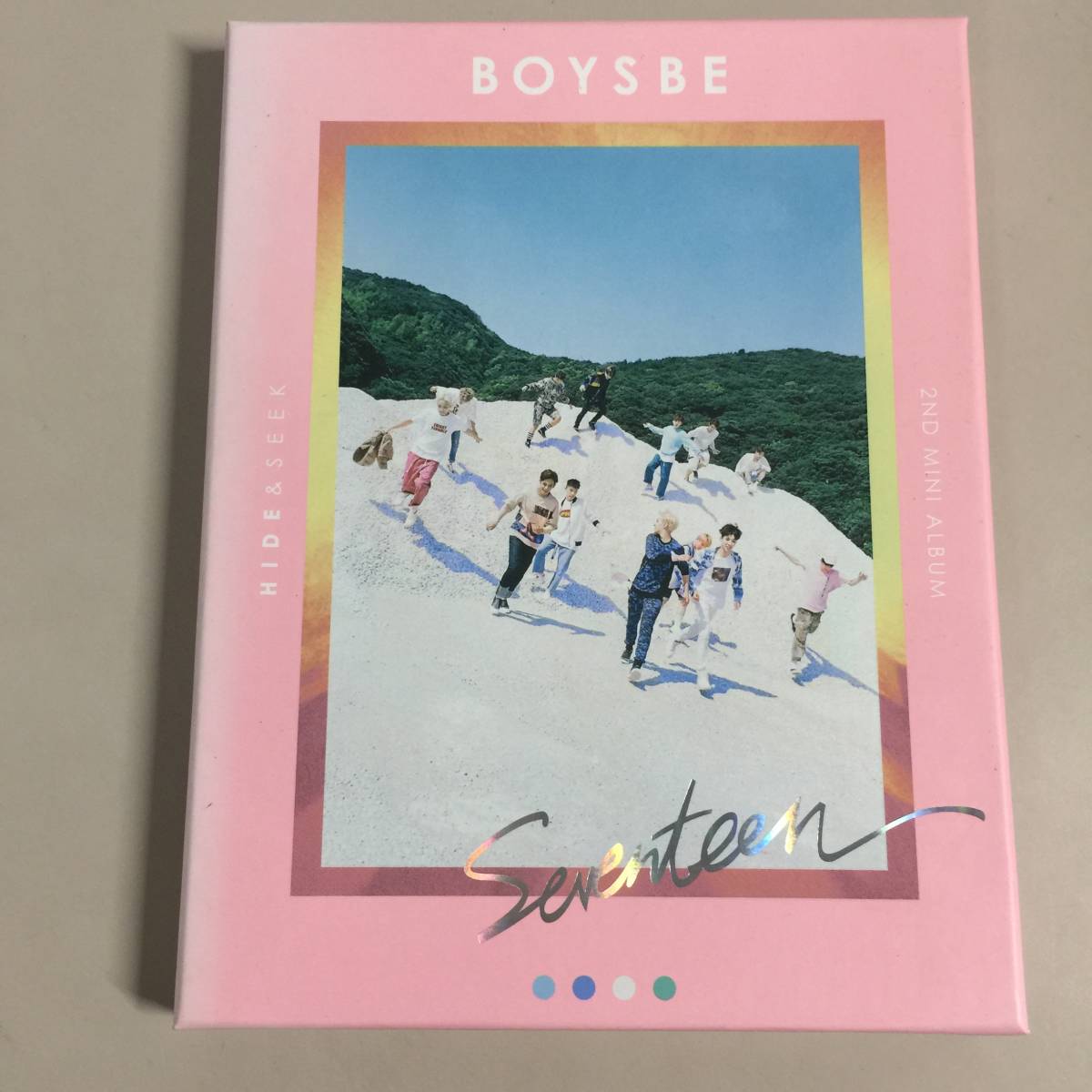 ●SEVENTEEN / BOYS BE HIDE ver. 韓国盤 CD ポストカード ポスター セブチ 【22/1108/01の画像2