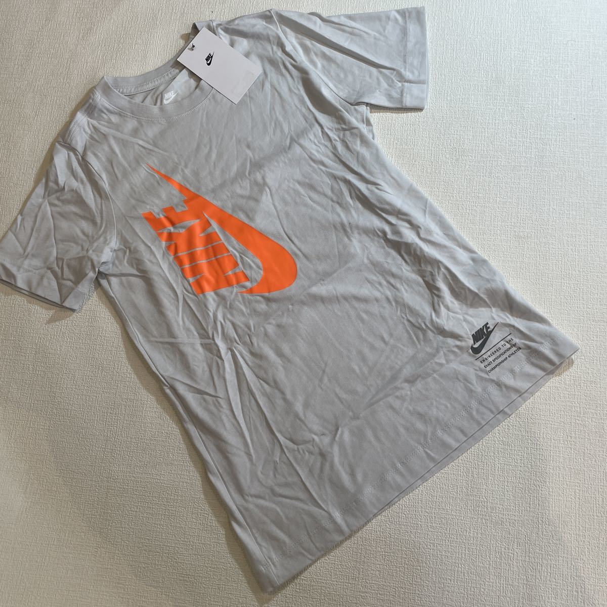  новый товар [ Nike ]150 Kids NIKE футболка спортивная одежда верх и низ в комплекте dry Fit orange Logo 