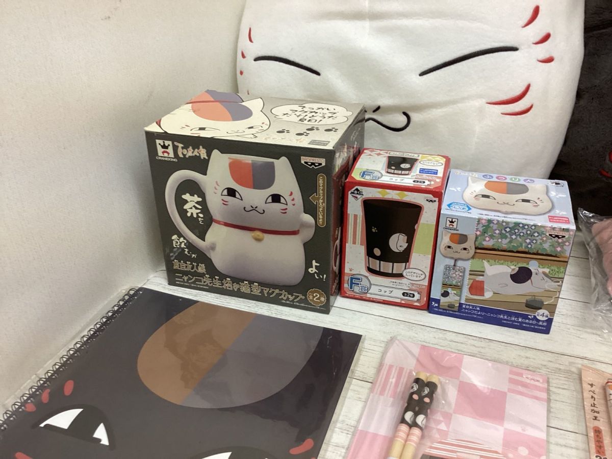 [ включение в покупку не возможно / текущее состояние ] Natsume's Book of Friends nyanko. сырой товары продажа комплектом мягкая игрушка карманные часы стакан кружка подушка для сидения . палочки для еды др. 