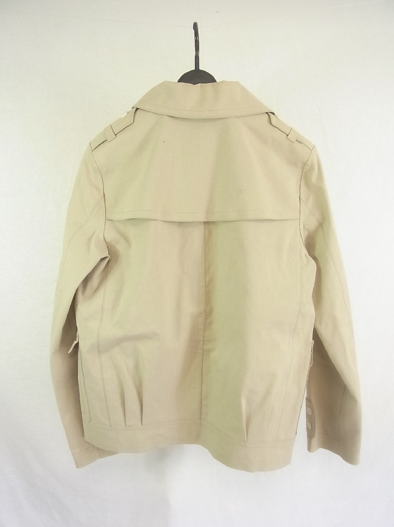 ## Louis Vuitton * reverse side monogram beige Macintosh blouson coat 36##